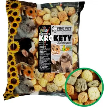 Krmivo pro hlodavce FINE PET Zeleninové krokety pro hlodavce 100g