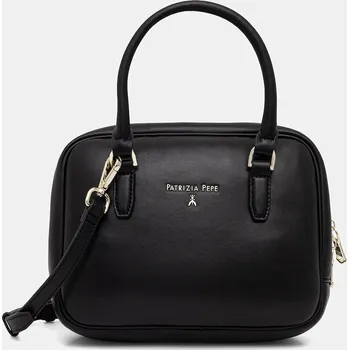 Kabelka Kožená kabelka Patrizia Pepe 8B0320.L113 černá 99X, vel. ONE SIZE