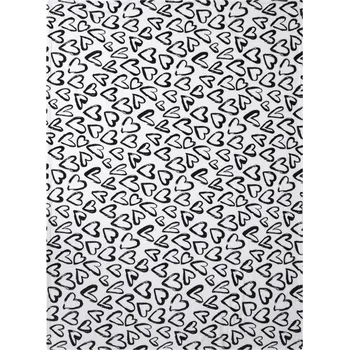 deka LIVARNO® Hebká deka, 150 x 200 cm (srdce/bílá)