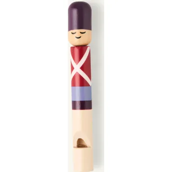 Hudební nástroj pro děti Hračka flétnový voják z třešňového dřeva