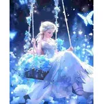 Diamantové malování Elsa na houpačce