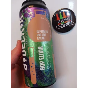 Pivo Sibeeria Hop Elixir: Superdelic, HBC 1019 &amp; Rakau 13°/4,9% 0,5l