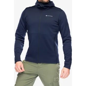 Pánská móda Mikina s kapucí Montane Fury Hoodie - eclipse blue/blue