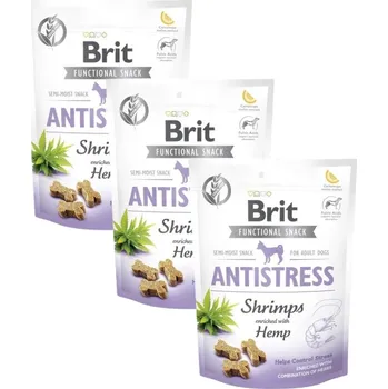 BRIT CARE DOG FUNCTIONAL SNACK SHRIMP ANTISTRESS 3x150g