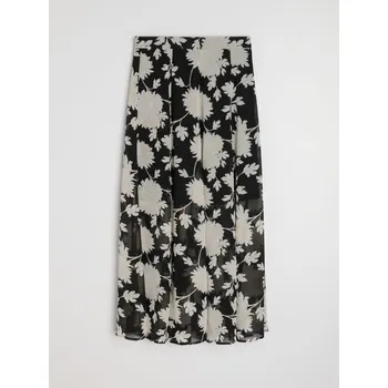 Dámská sukně Sinsay - Květinová midi sukně - vícebarevná - 294GZ-MLC - 294GZ-MLC-XXL