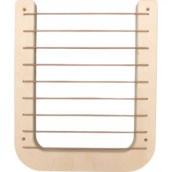 Organizér do auta Dřevěná nástěnná kapsa 26x18 cm – organizér do karavanu i kanceláře