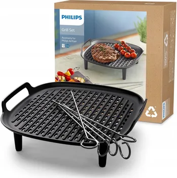 Vrták Sada na grilování Philips HD9946/00 rošt + jehlice do Airfryer 6.2 l