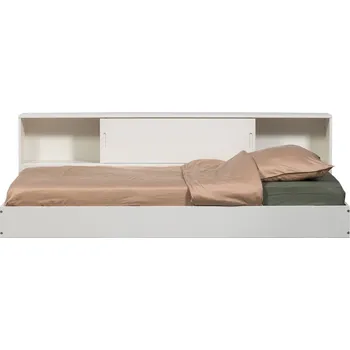 Dětská postel WOOOD Bílá dřevěná postel Carter 90 x 200 cm