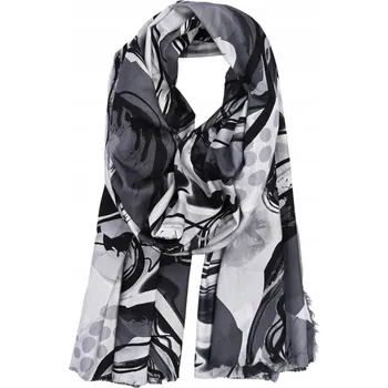 Šála Agrafka šála černá 180 cm - žena