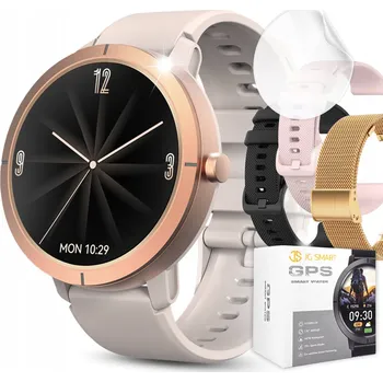 Hodinky Chytré Hodinky JG Smart Watch X76 GPS Amoled 43mm zlaté