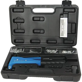 Kleště Bralo BM-85 nýtovací kleště s převodem 2,4-5,0mm s nýty v kufru