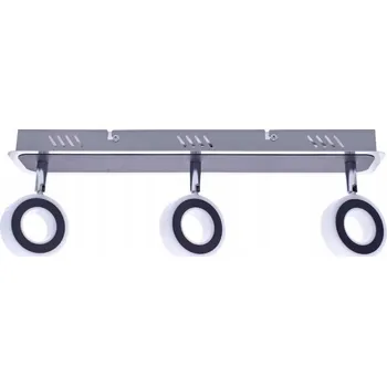 Nástěnné svítidlo Milagro stříbrné s integrovaným LED zdrojem 15 W