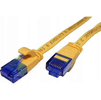 Síťový kabel Patchcord Value U/UTP 6a RJ45 / RJ45 3 m žlutý
