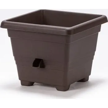 Květináč Samozavlažovací květináč 5,4 l, hnědý, 30x30 cm