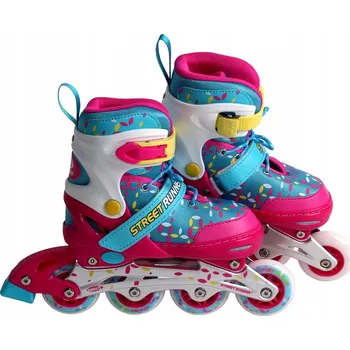 Kolečkové Brusle Laubr Sport YX-0153-GM růžovo-modré vel. 39