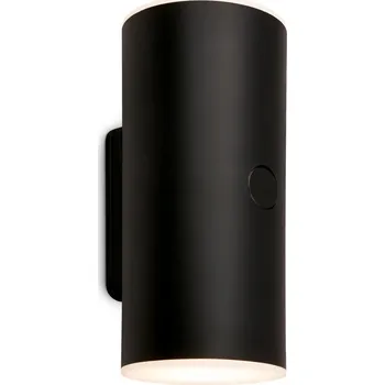 Venkovní osvětlení BRILONER Lima LED venkovní nástěnné svítidlo, nabíjecí, 3 krokový dotykový stmívač, časovač, černé 3786015