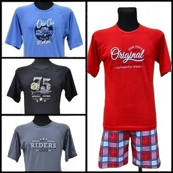 Pánské oblečení SUTEX pánské pyžamo s krátkým rukávem, velikost XXL