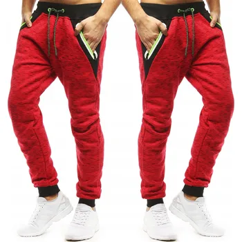 DStreet pánské tepláky červené velikost L