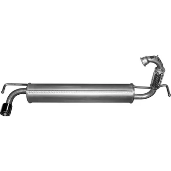 Výfukový systém Zadní tlumič výfuku NOVAK 20.809