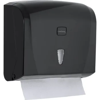 Zásobník na papírové ručníky Zásobník na papírové ručníky Biurotop nástěnný černý se zámkem