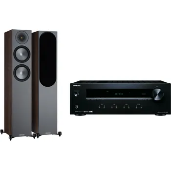 AV přijímač Onkyo TX-8220 B + Monitor Audio Bronze 200 (ořech)