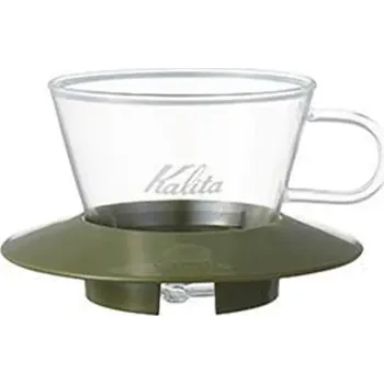 Příprava kávy Kalita Kalita Wave 155 Skleněný dripper