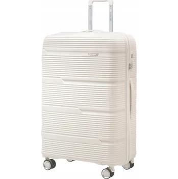 Velký Cestovní Kufr na Kolečkách Tvrdý Polypropylen PUCCINI Bílý PP023A-0