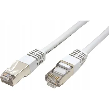 Síťový kabel Síťový kabel LAN FTP Cat.5e, konektor RJ45, šedý, 7 m