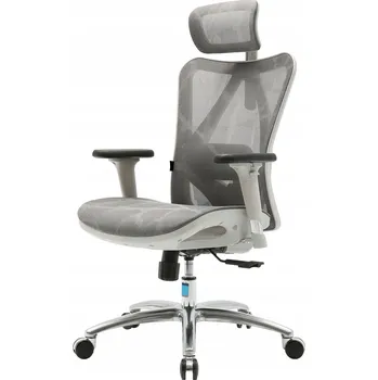 Ergonomická kancelářská židle ANGEL otočná Kalisto šedá