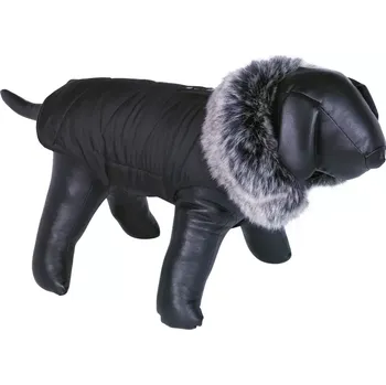 Obleček pro psa Nobby ADUA obleček pro psa černá s kožíškem 29cm