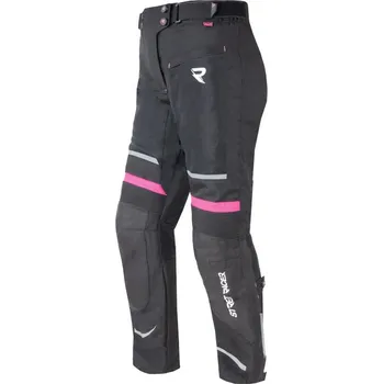 Moto kalhoty Dámské kalhoty na motorku Street Racer Betty II Air černo-růžové - II. jakost S