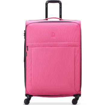 Cestovní kufr Delsey X Benetton BE 76 cm EXP 376382109 - růžový 120 l