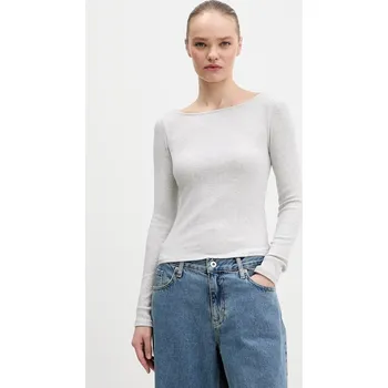 Pánské tričko Tričko s dlouhým rukávem Hollister Co. KI339.5287.112 šedá 90X, vel. XXS