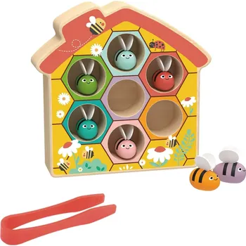 Dřevěná hračka 2Kids Toys Hra Včelí úl, 9 dílů