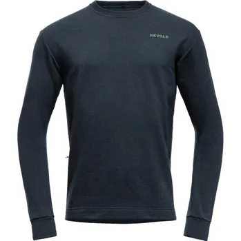 Pánská mikina Devold mikina Everyday CREW Merino - pánská - černá Velikost: XL