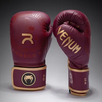 Boxerské rukavice Boxerské rukavice Venum x Rajadamnern - Burgundy Velikost: 12oz
