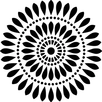 Šablona plastová pro kreativní tvoření lepící - A4 - B15