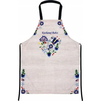 Kuchyňská zástěra Kuchyňská zástěra pro babičku – kašubský folklór