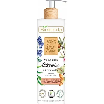 Bielenda 100% Pure Vegan 240 ml kondicionér na barvené vlasy