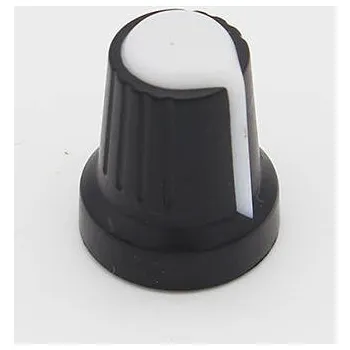 Šroub LaskaKit_cz Ovládací knoflík 6mm Bílá