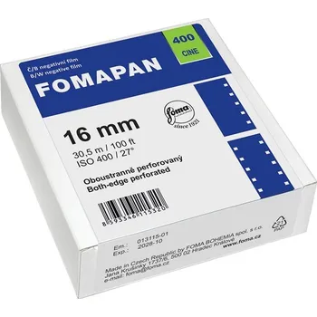 FOMAPAN 400 Cine 16 MM/30,5 BM 2xPERFO