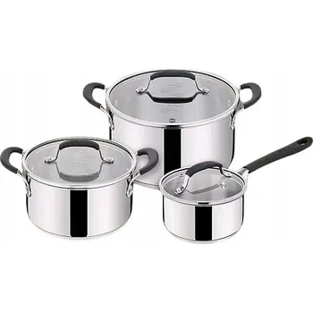 Sada nádobí Sada hrnců Tefal Home Cook, nerezová ocel 6dílná