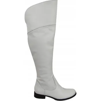 Dámské kozačky Elitabut Dámské kozačky nad koleno s plochým podpatkem, velikost 40