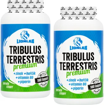 Lionlab Tribulus Terrestris Premium XXL 180 cps - AKCE 1+1