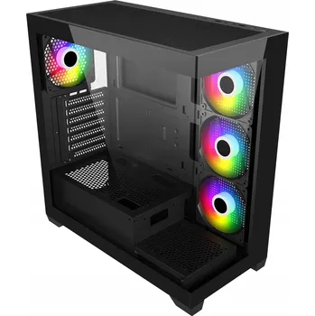PC skříň Počítačová Skříň FSP Fortron M340-BA Midi Tower černý