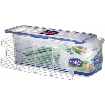 Dóza na potraviny Lock & Lock HPL844 Obdélníková Krabička 2L Modrá, Průhledný 1 Ks. Nádoba na uskladnění potravin