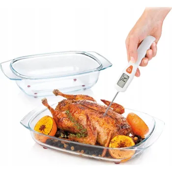 Kuchyňský teploměr Digitální teploměr ACCURA, sklápěcí