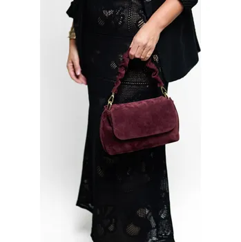 Kabelka MORANTI kabelka přes rameno přírodní semišová kůže bezbarvá