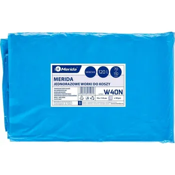 Pytle na odpadky Sáčky na odpadky na papír Merida 120 l 50 ks