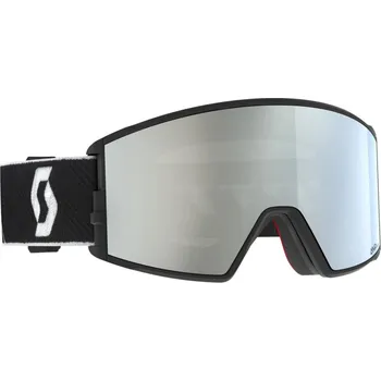 Lyžování Brýle SCOTT React Black/White AMP White/Chrome